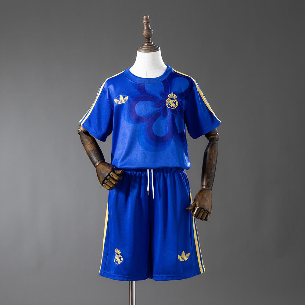 Camisola Real Madrid 25/26 História Cultural - Azul Infantil