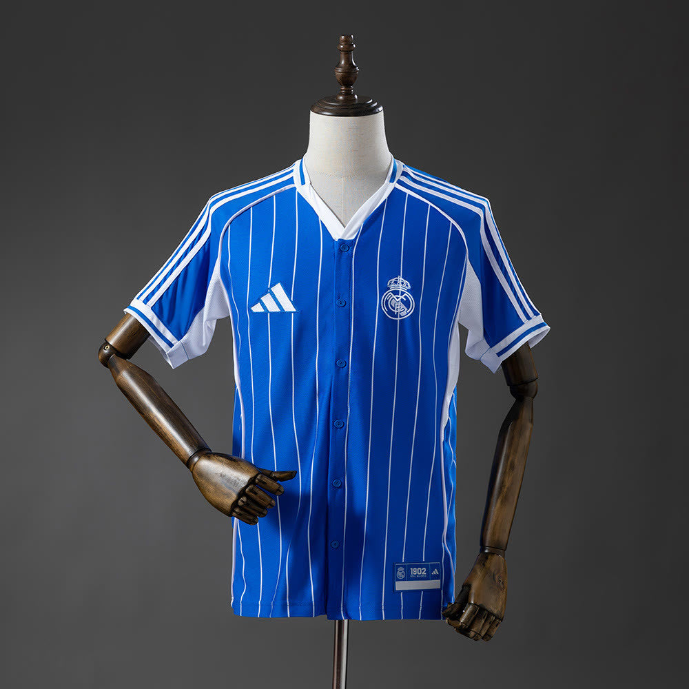 Camisola Real Madrid 25/26 Baseball - Azul