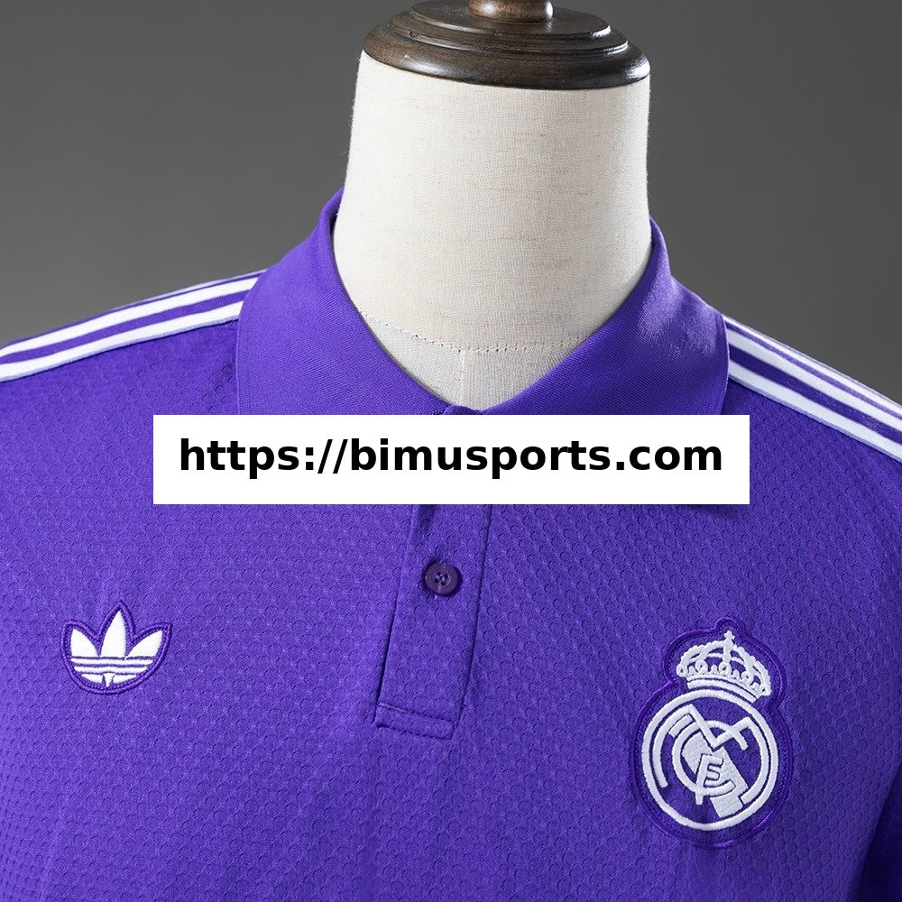 Camisola Real Madrid 25/26 POLO - Roxo