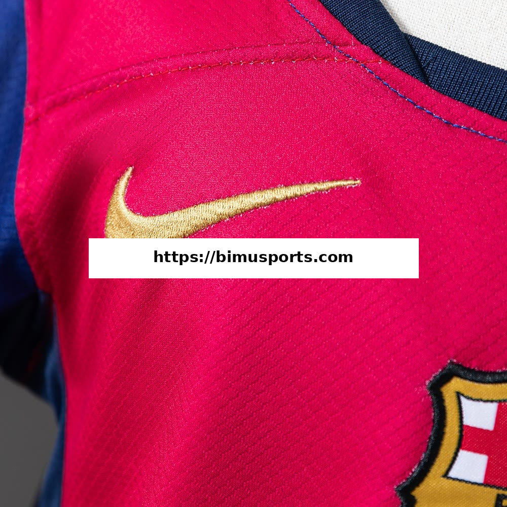 Camisola Barcelona 24/25 Principal Equipamento Infantil Tamanho 16-28