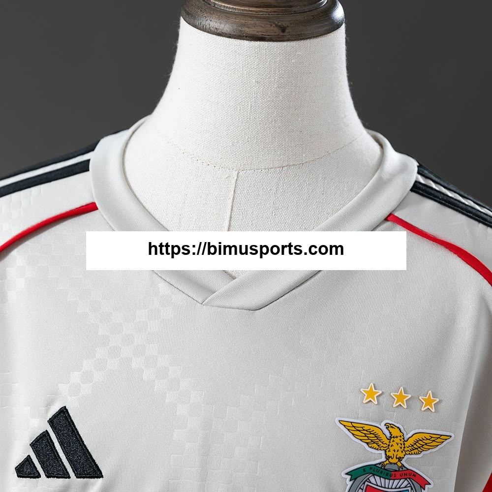 Camisola Benfica 25/26 criança Kit visitante tamanho