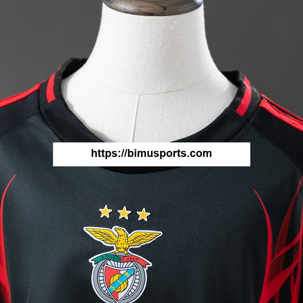 Camisola Benfica 25/26 criança Kit Black treino tamanho