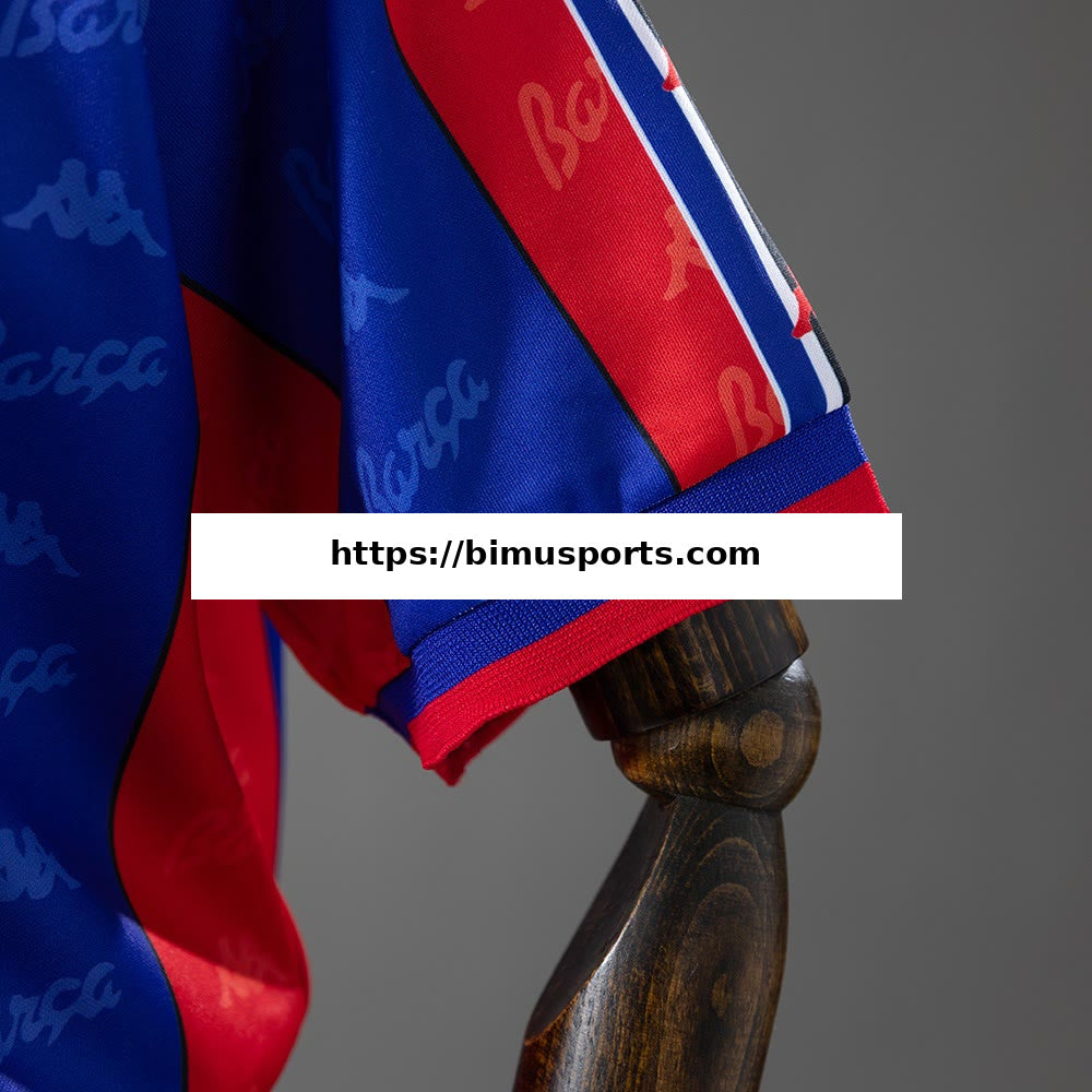 Camisola Barcelona 96/97 Principal Equipamento Infantil Retro