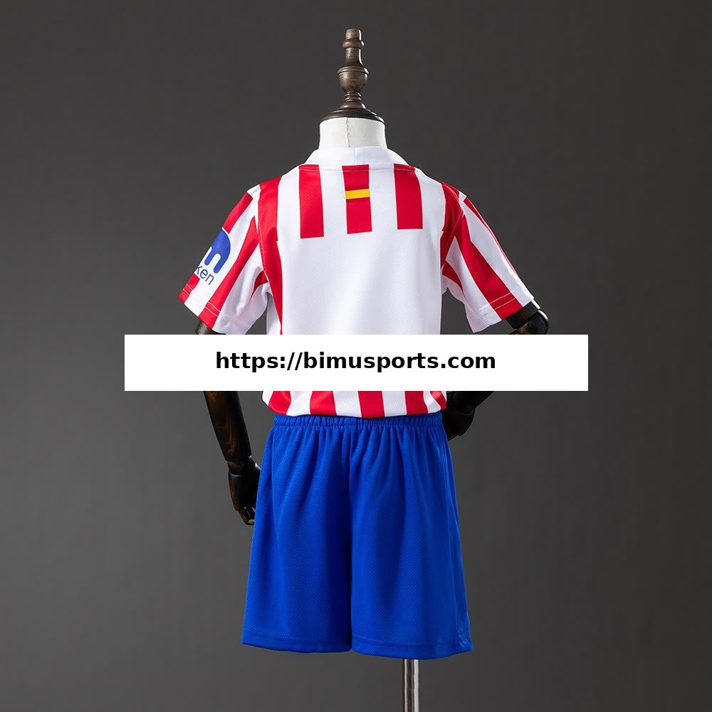 Camisola Atletico Madrid 25/26 Principal Equipamento Infantil Tamanho 16-28