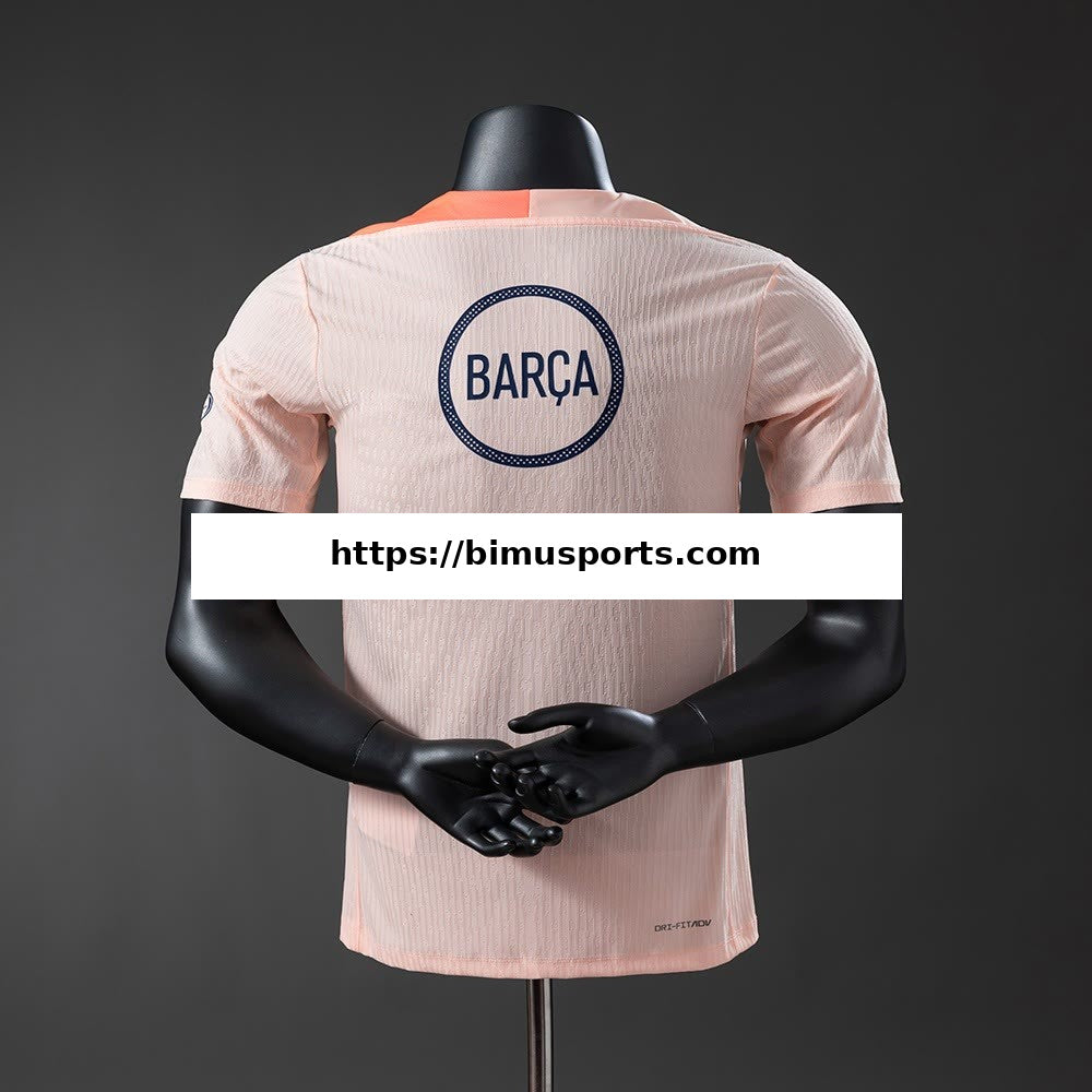 Camisola Barcelona 25/26 Treino Pré-jogo Versão de Jogador