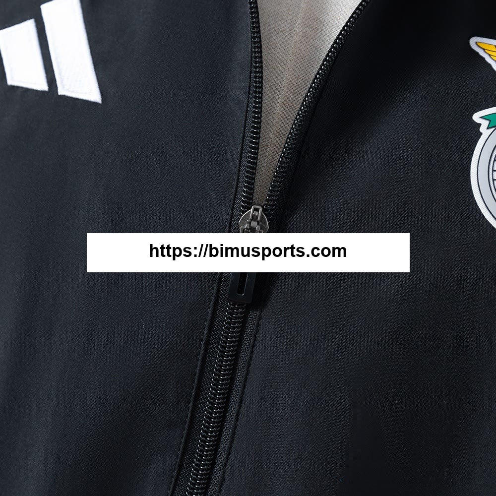 Camisola Benfica 25/26 corta - vento - Black