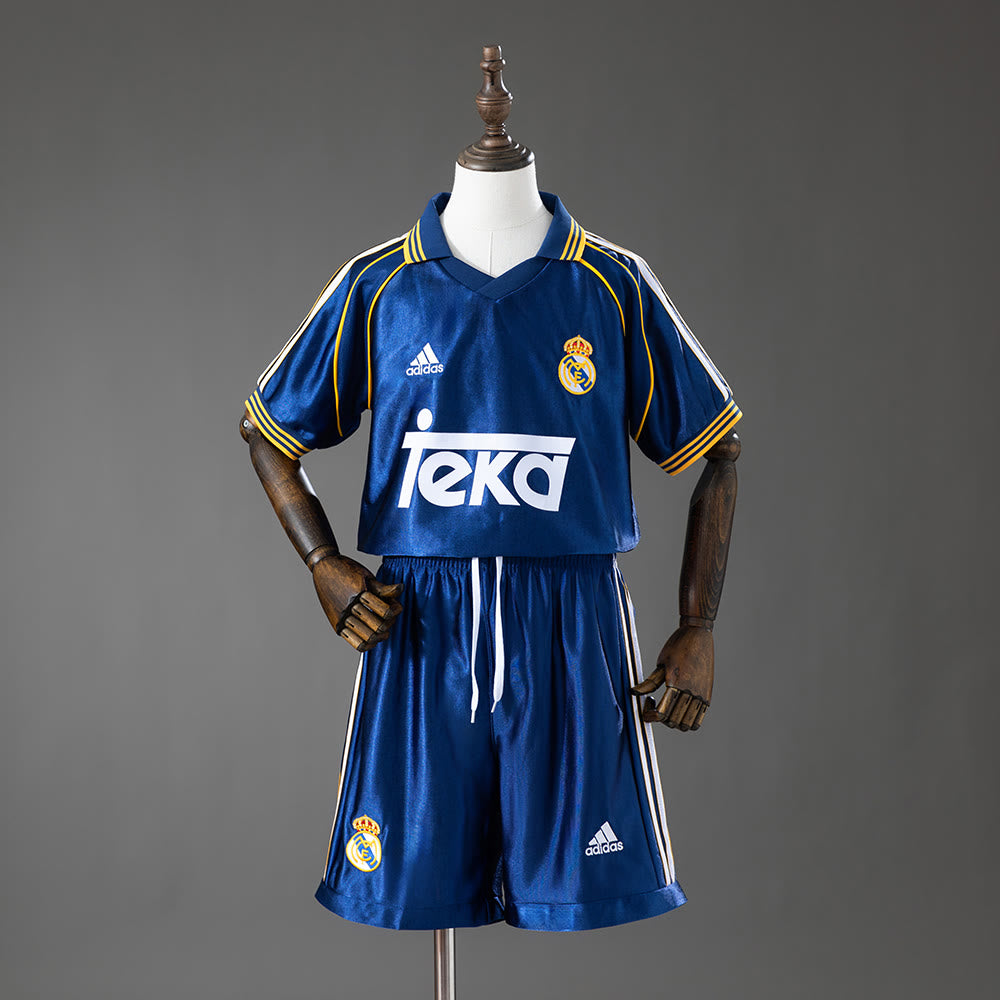 Camisola Real Madrid 98/00 Terceira Alternativa Retro Infantil