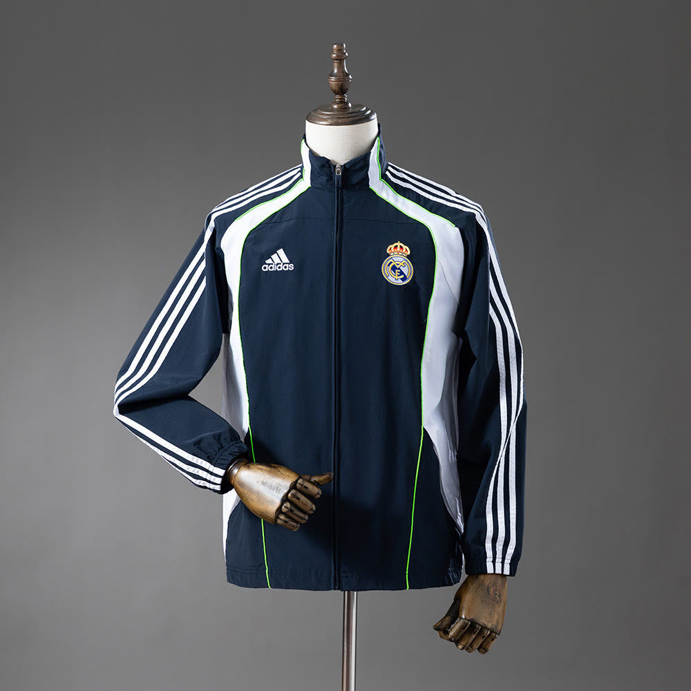 Camisola Real Madrid Corta-Vento - Azul-Marinho & Branco
