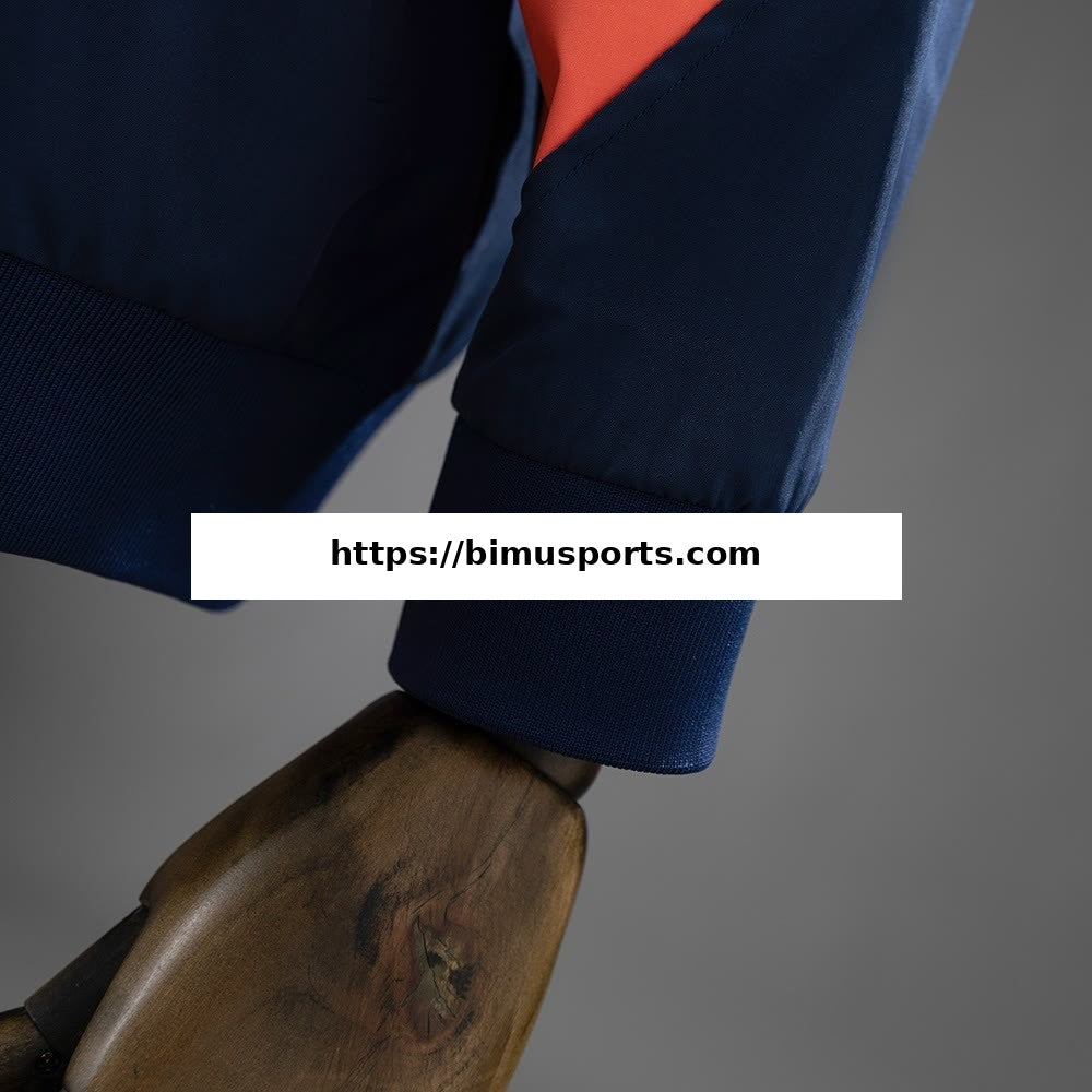 Camisola Barcelona Corta-vento - Navy Azul & Orange