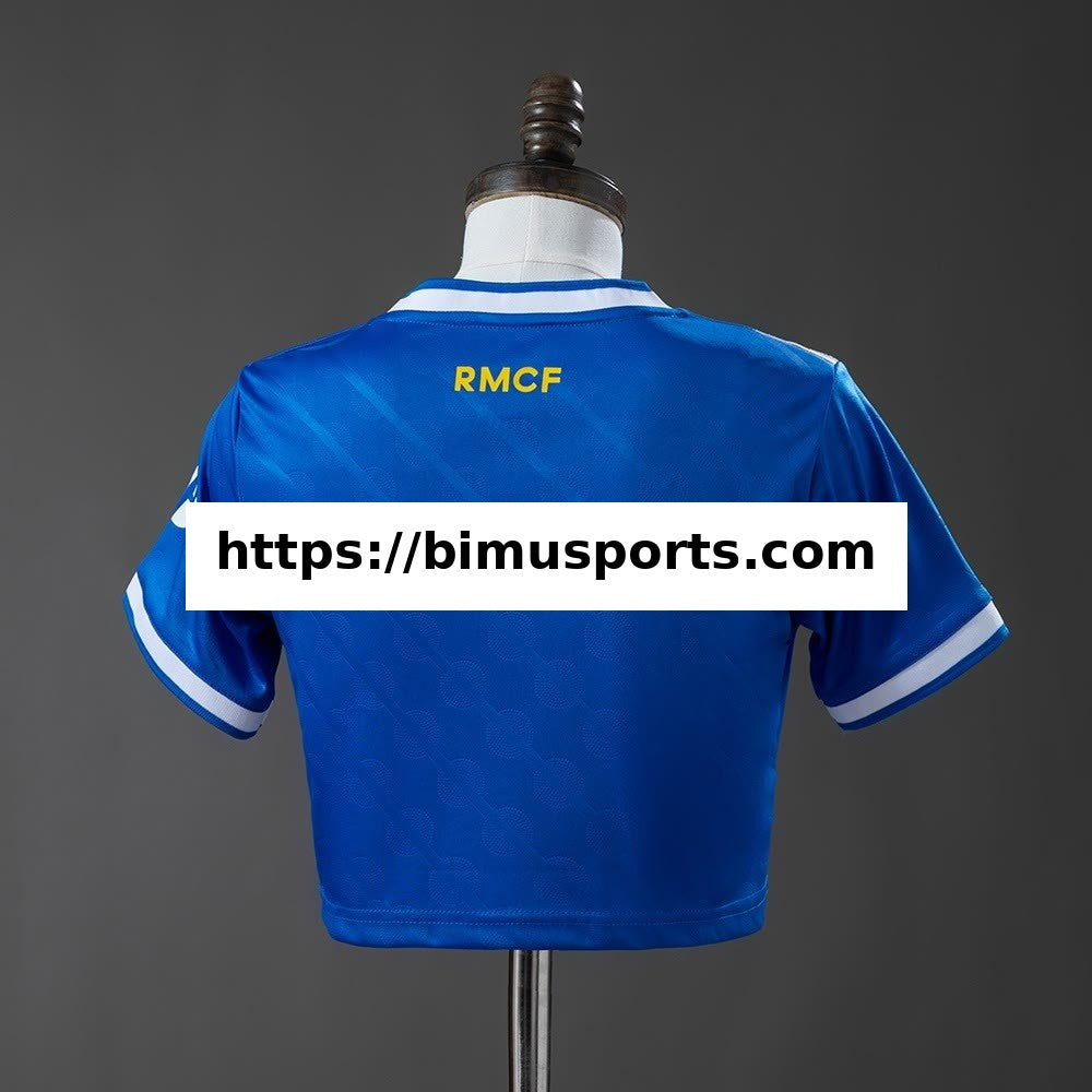 Camisola Real Madrid 25/26 Terceira Alternativa Feminina Top Cropped Estilo