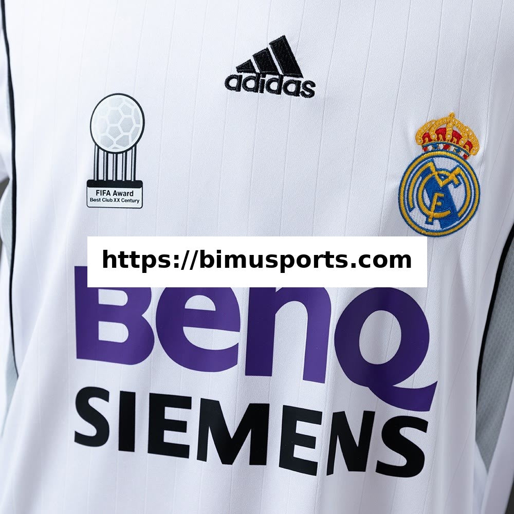 Camisola Real Madrid 2006/07 Principal Manga Comprida Retro