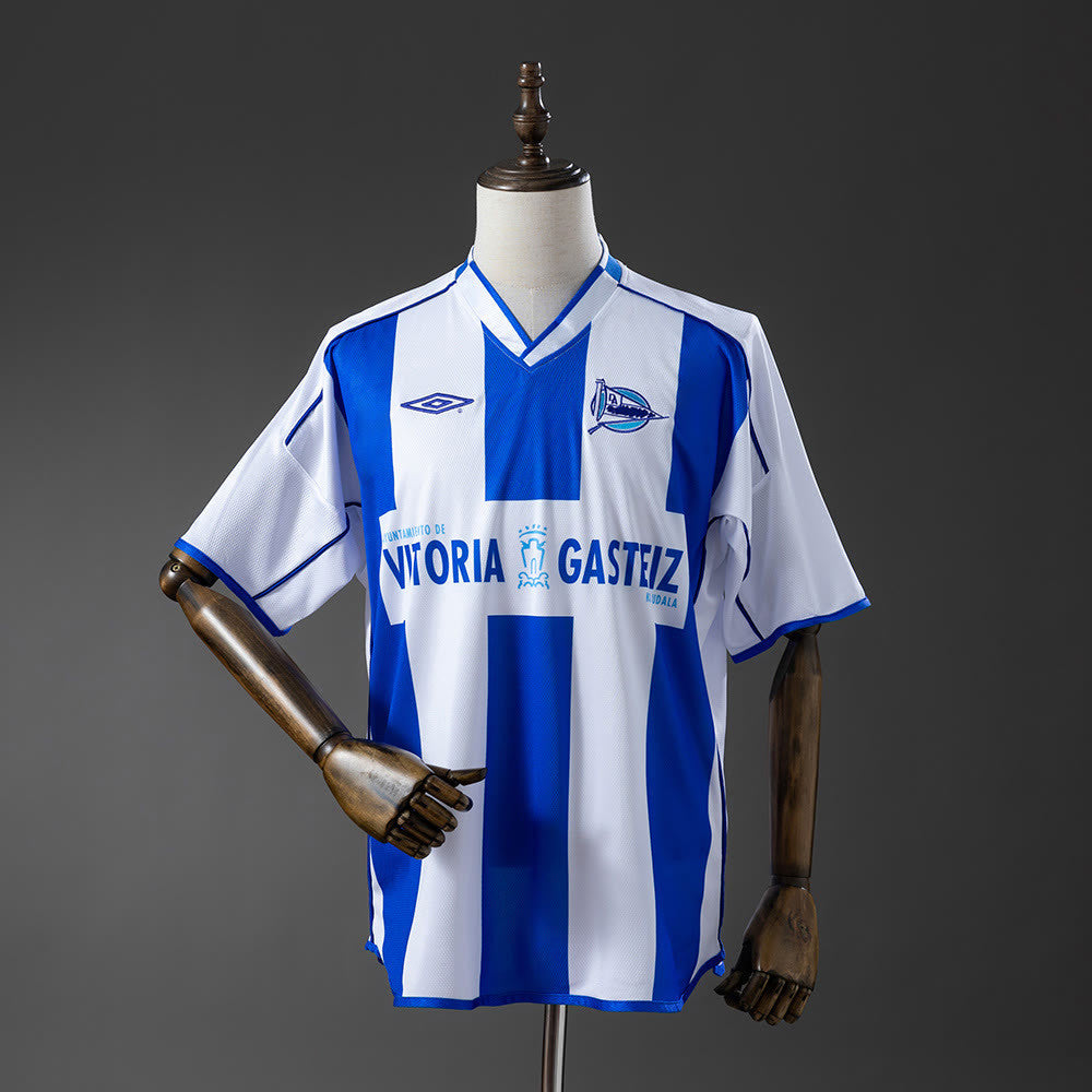 Camisola Deportivo Alavés 03/04 Principal Retro