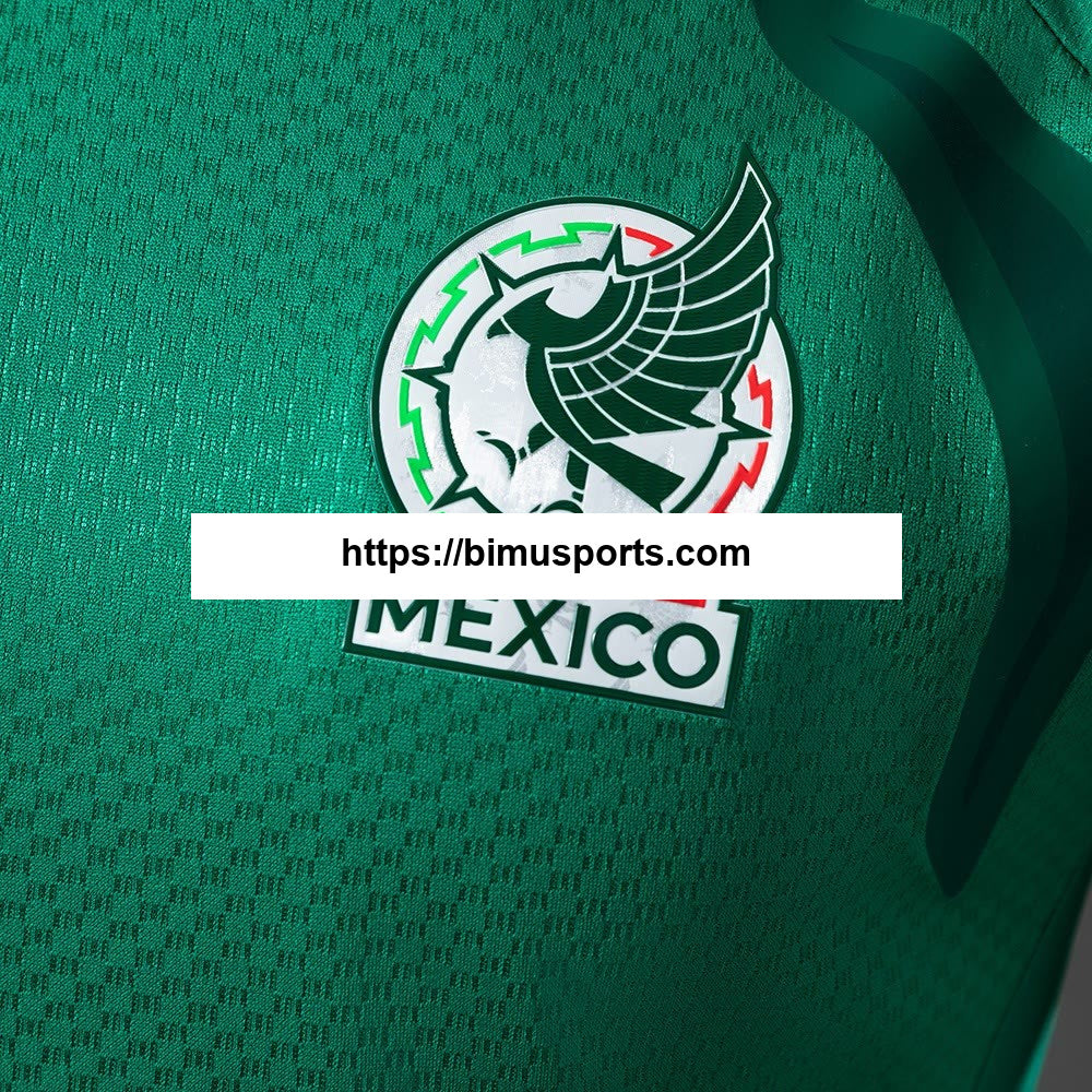 Camisola México 20/26 Versão Jogador Treinamento Verde