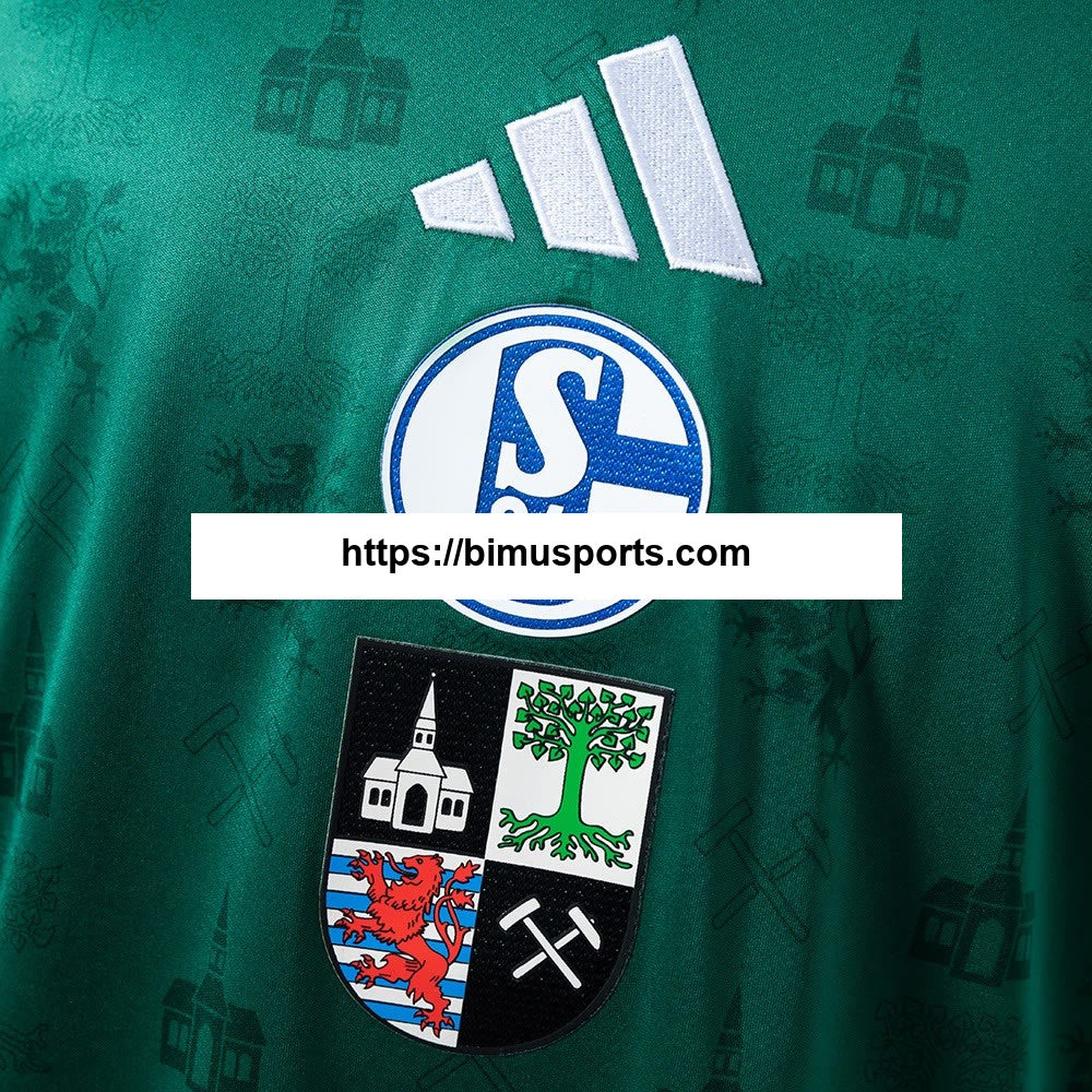 Camisola Schalke 04 25/26 Edição Comemorativa Verde