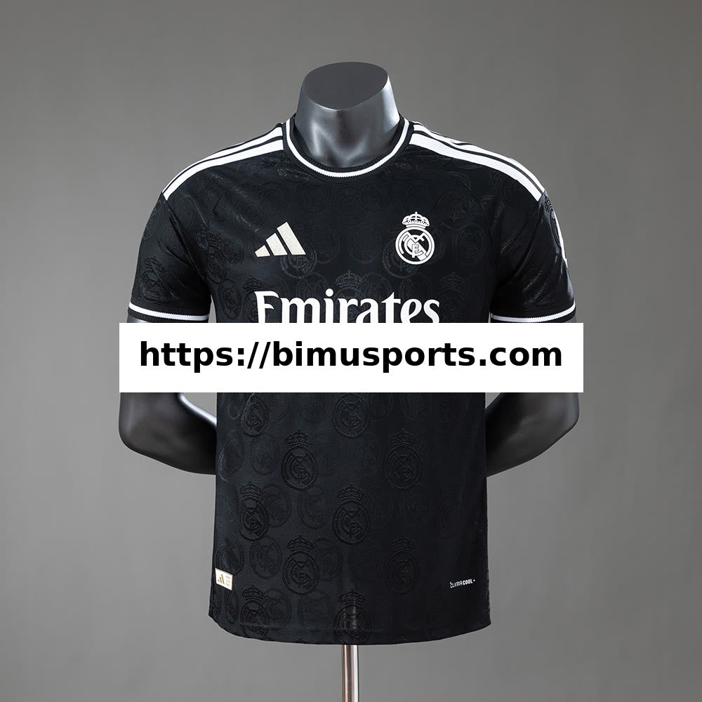 Camisola Real Madrid 26/27 Edição Especial Versão de Jogador - Preto
