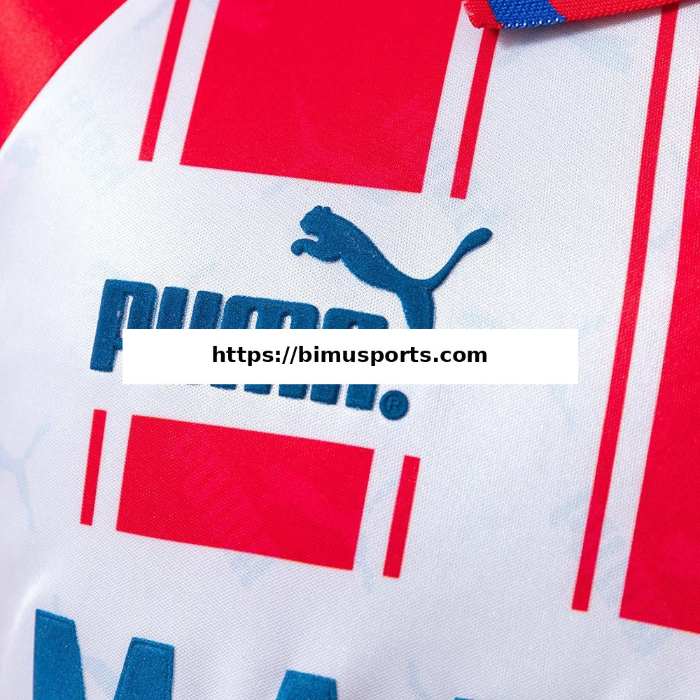 Camisola Atletico Madrid 94/95 Principal Retro de Manga Comprida