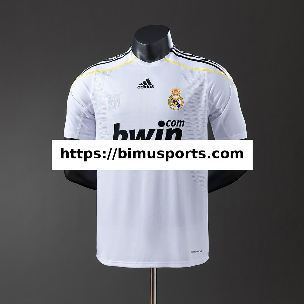 Camisola Real Madrid 09/10 Principal Versão de Jogador Retro S-3