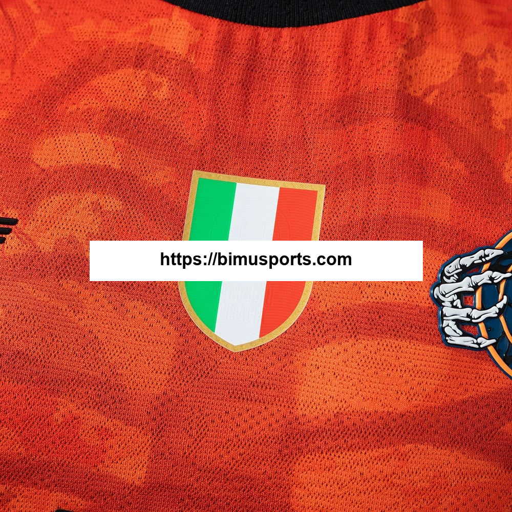 Camisola Napoli 25/26 Halloween laranja da versão do jogador