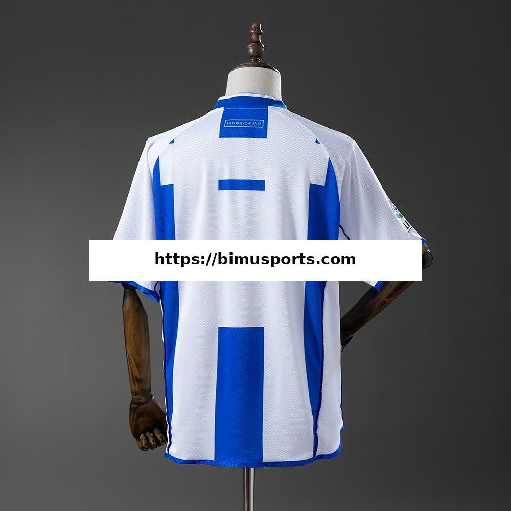 Camisola Deportivo Alavés 03/04 Principal Retro