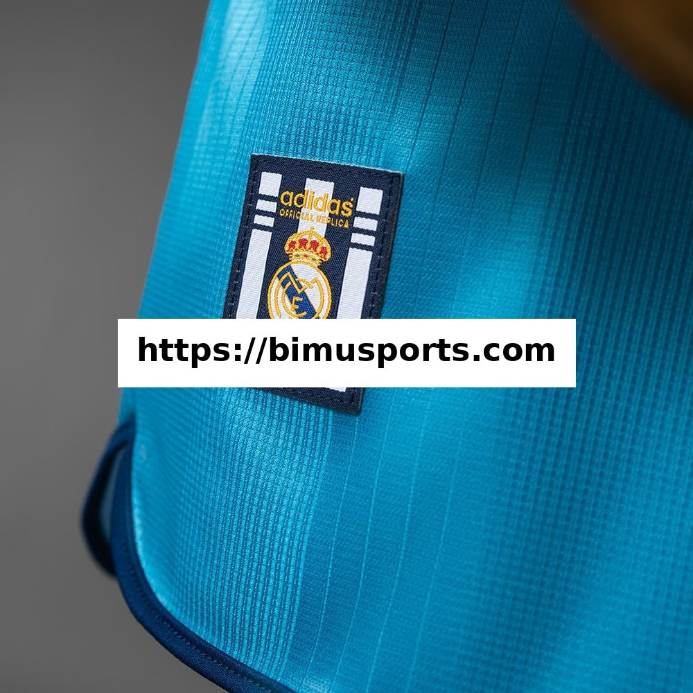 Camisola Real Madrid 99/00 Terceira Alternativa Manga Comprida Retro