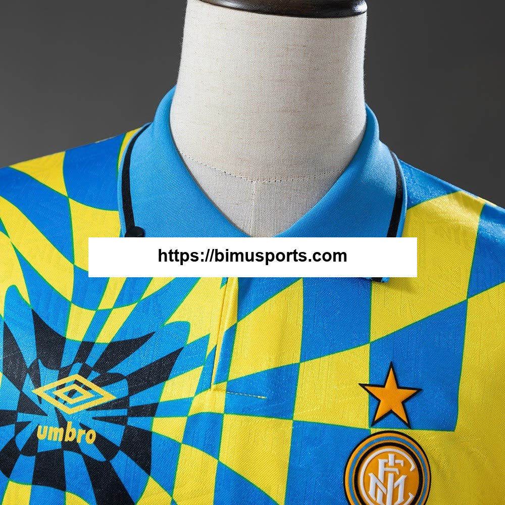 Camisola Inter de Milão 92/94 Terceiro retrô Alternativo de Principal