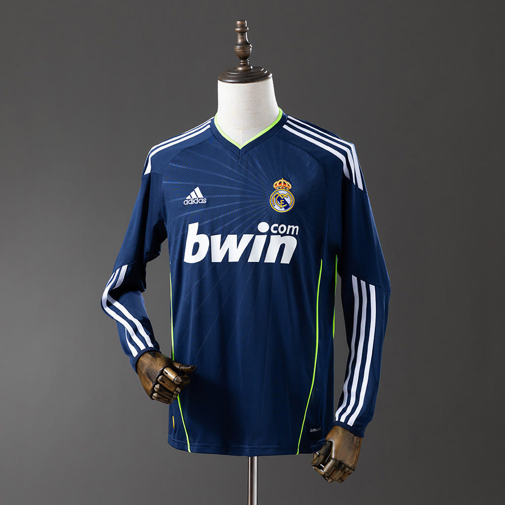 Camisola Real Madrid 10/11 Alternativa Manga Comprida Retro