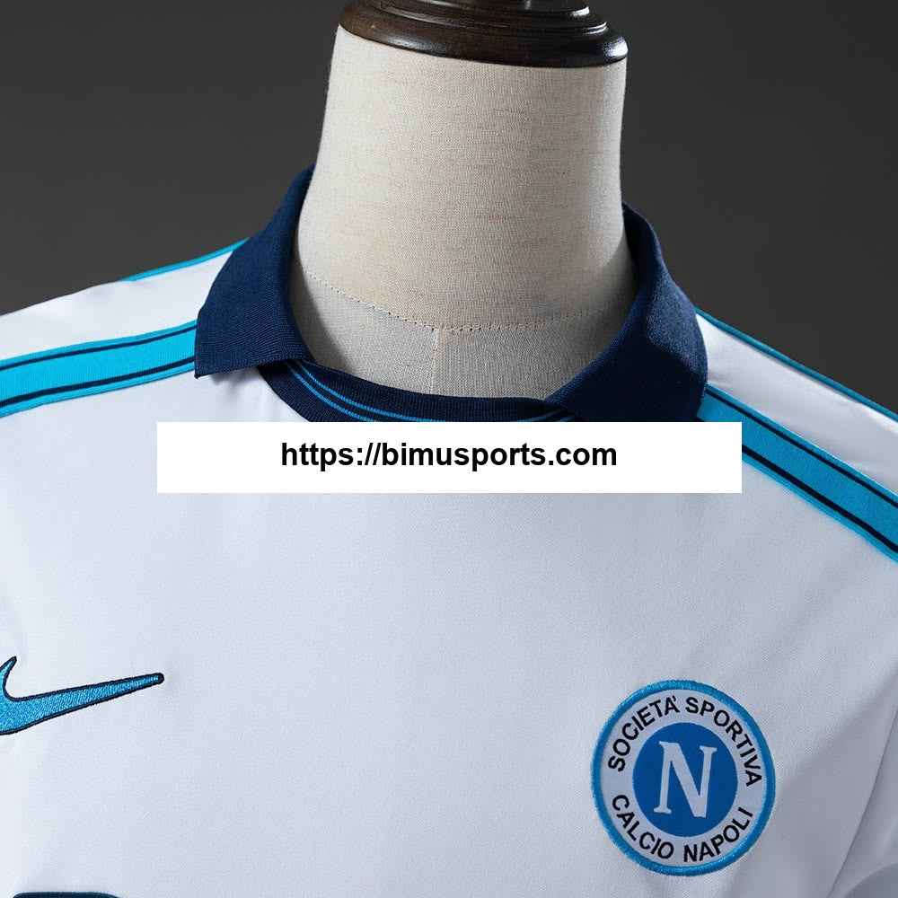 Camisola retrô de manga comprida do Napoli 98/99 Alternativo
