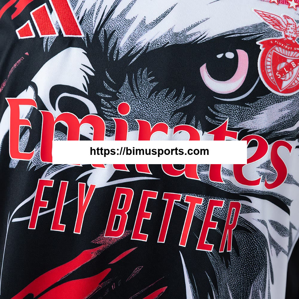 Camisola Benfica 26/27 Special Eagle - Preto e Branco