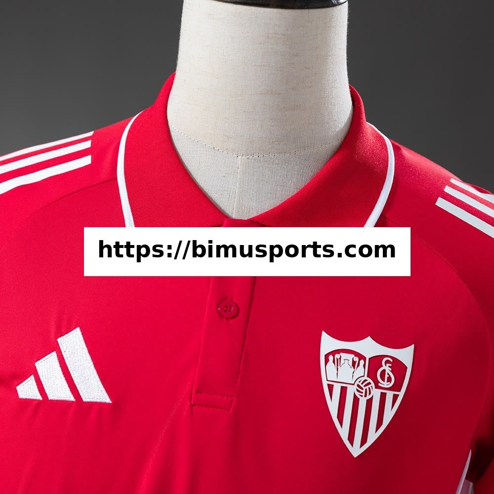 Camisola Sevilla 25/26 POLO - Vermelho