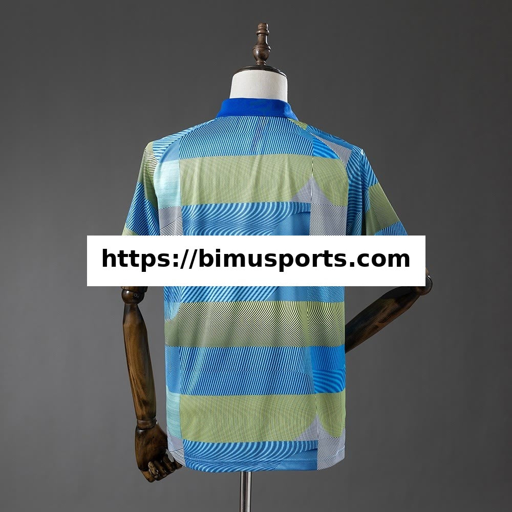 Camisola Real Madrid 25/26 POLO - Verde Às Riscas Tray