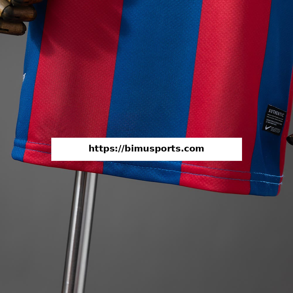 Camisola Barcelona 10/11 Principal Equipamento Infantil Retro Tamanho