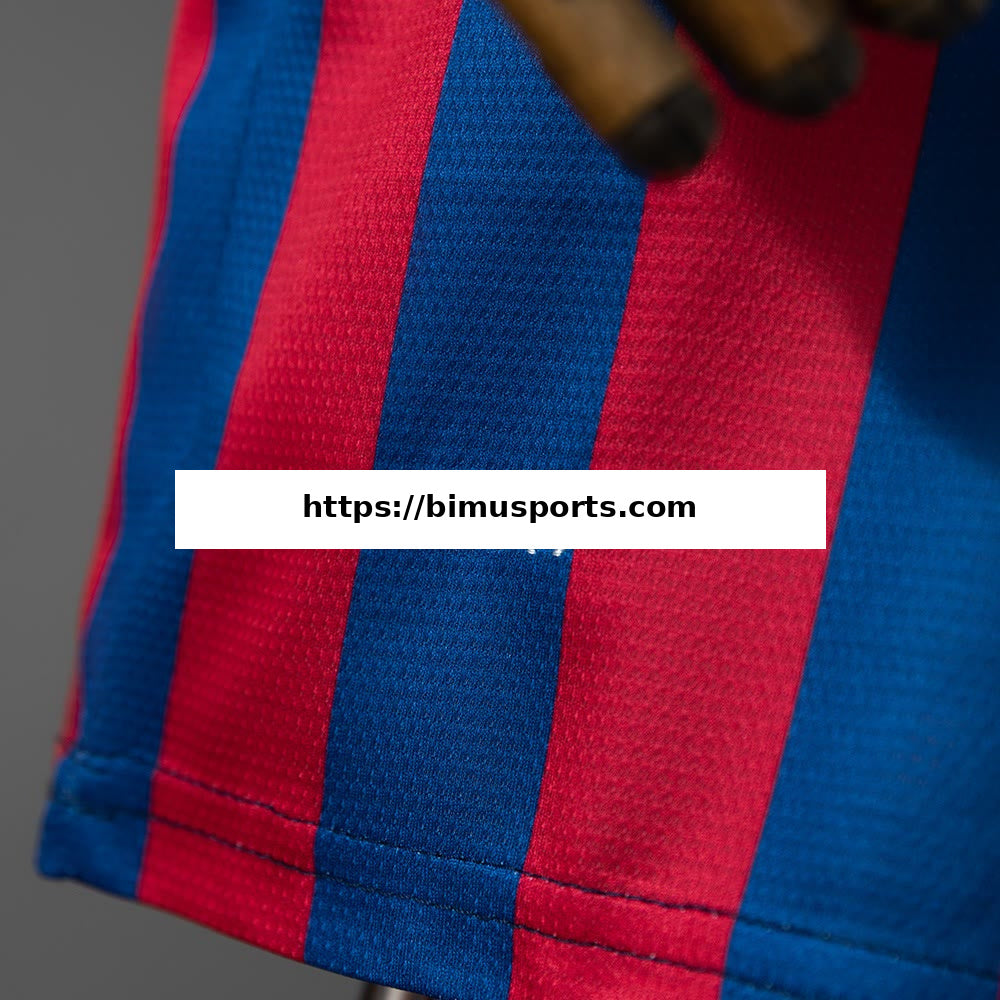 Camisola Barcelona 13/14 Principal Equipamento Infantil Retro Tamanho 16-28