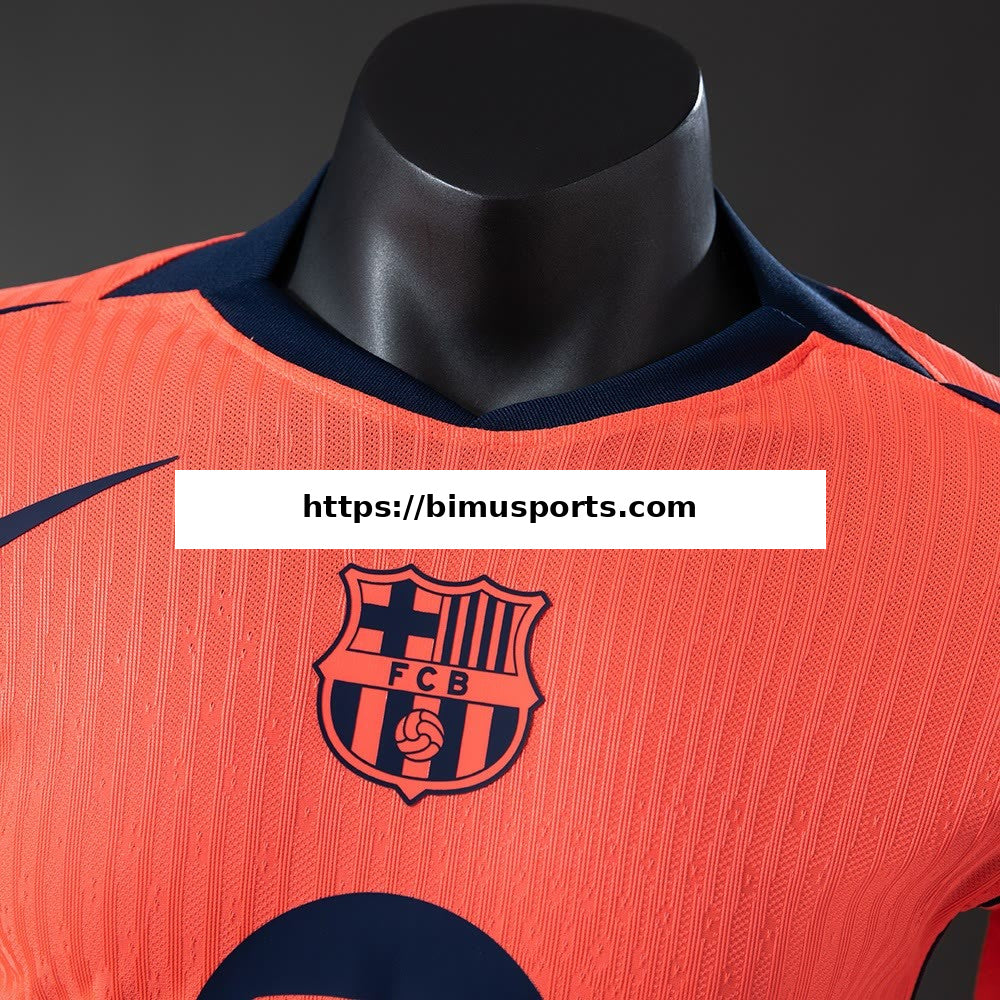 Camisola Barcelona 25/26 Terceira de Manga Comprida Versão de Jogador