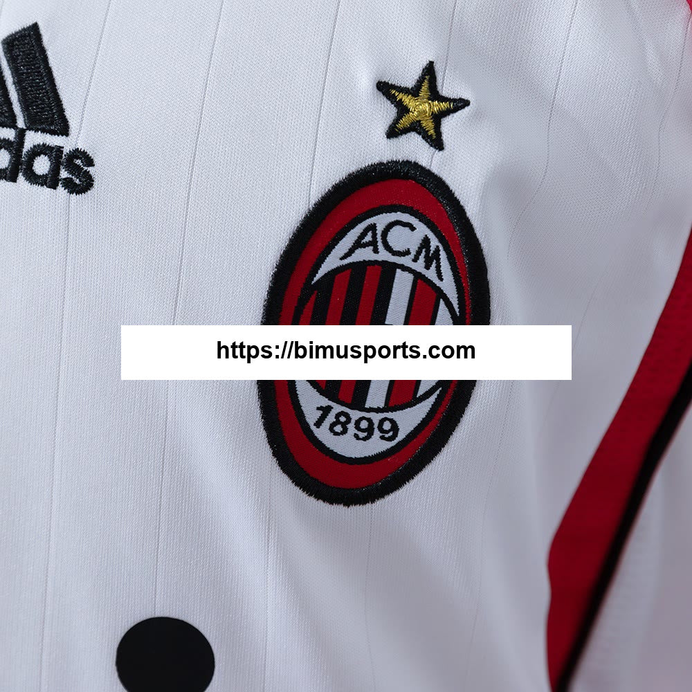 Camisola AC Milan 06/07 Alternativo Retro Infantil