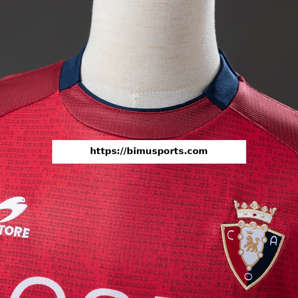Camisola Retro Osasuna 2005 Vermelho Principal
