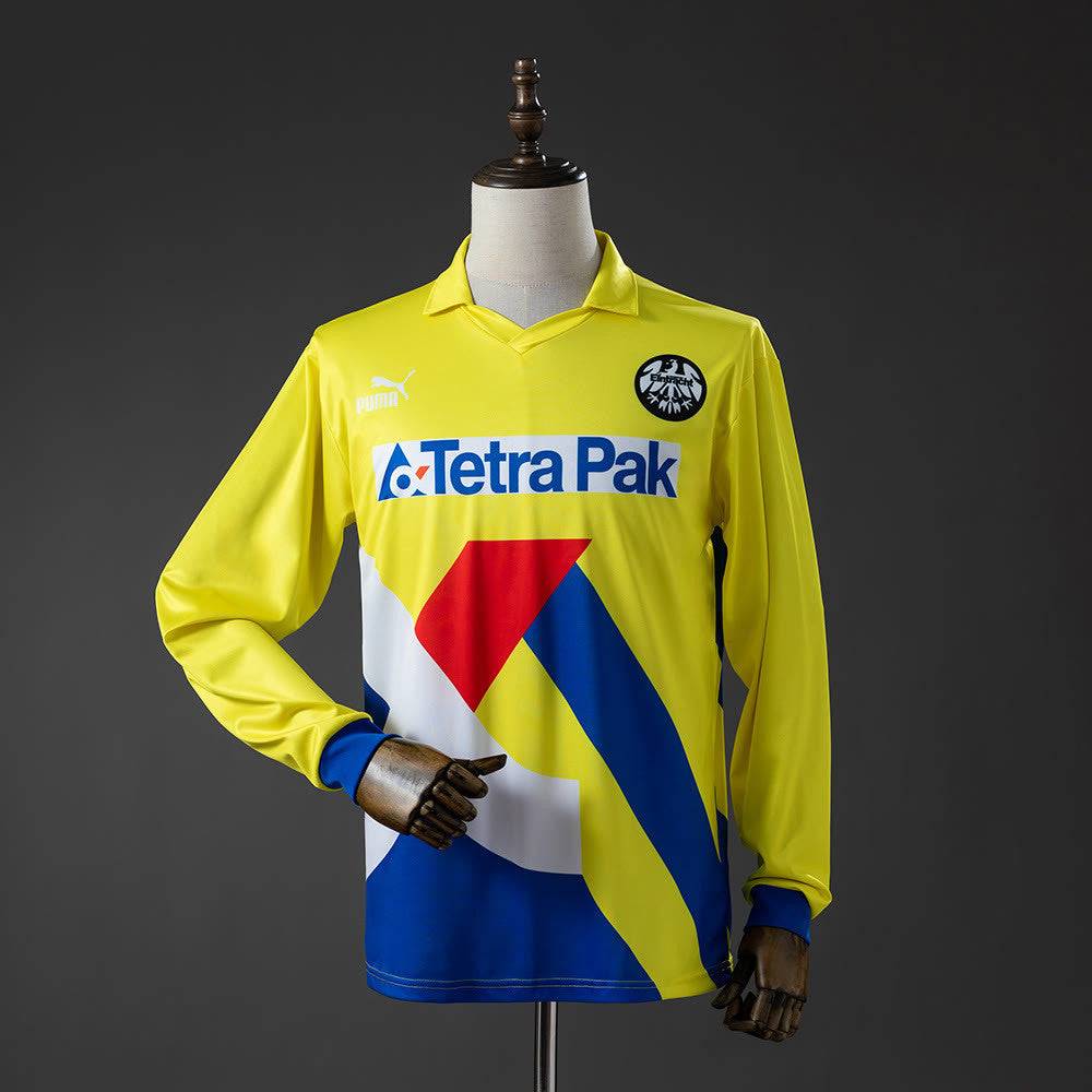 Camisola retrô de manga comprida alternativa Frankfurt 93/96