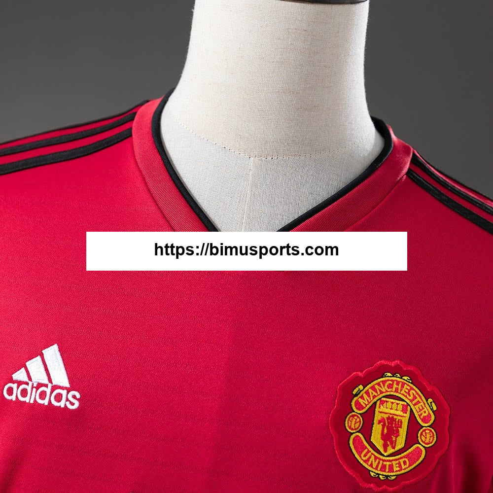 Camisola M-U 18/19 Principal Manga Longa Retro
