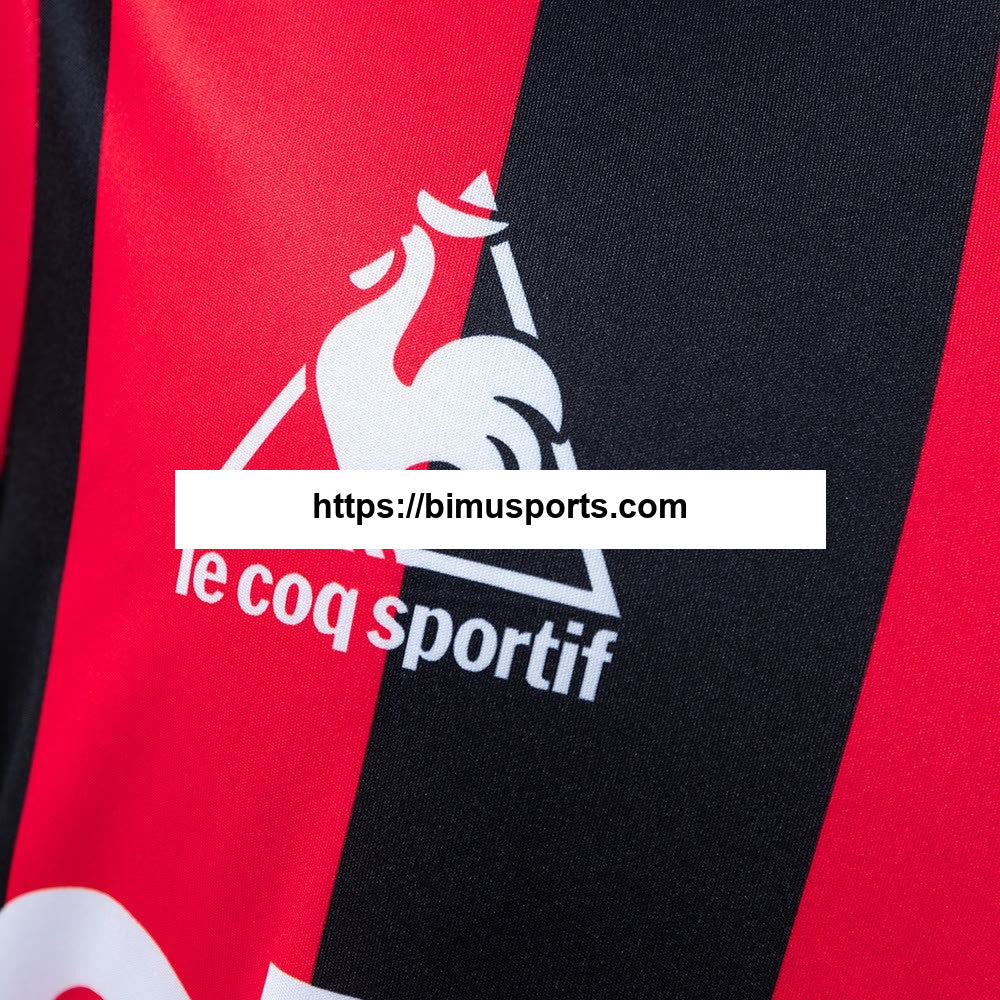 Camisola OGC Nice 77/78 Principal Retro de manga comprida