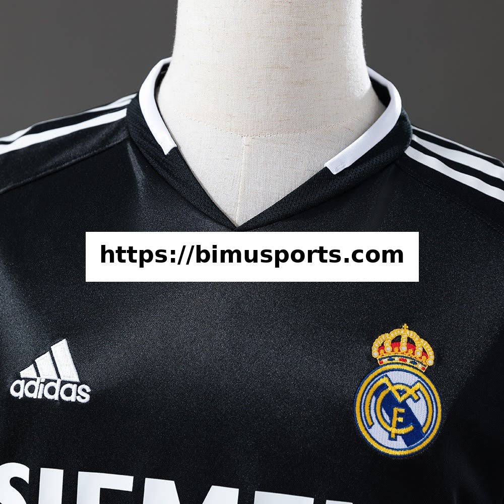 Camisola Real Madrid 04/05 Terceira Alternativa Manga Comprida Retro