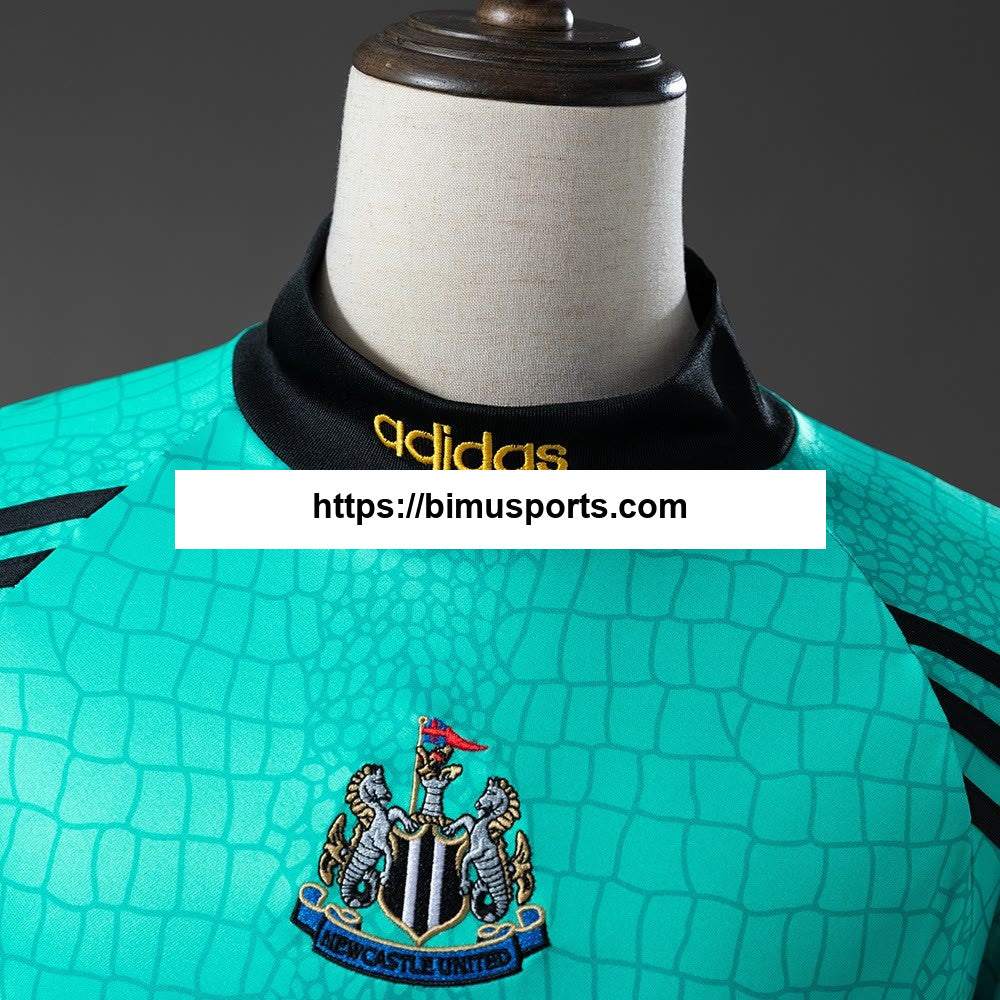 Camisola retrô de manga comprida do goleiro Newcastle United 97/98