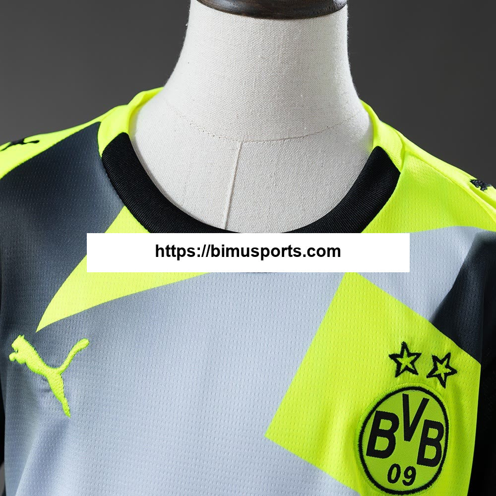 Camisola do kit infantil do Borussia Dortmund 25/26 Alternativo