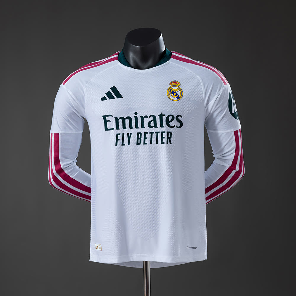 Camisola Real Madrid 26/27 Principal Versão de Jogador Manga Comprida