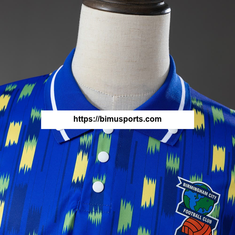 Camisola retrô azul Birmingham 92/93
