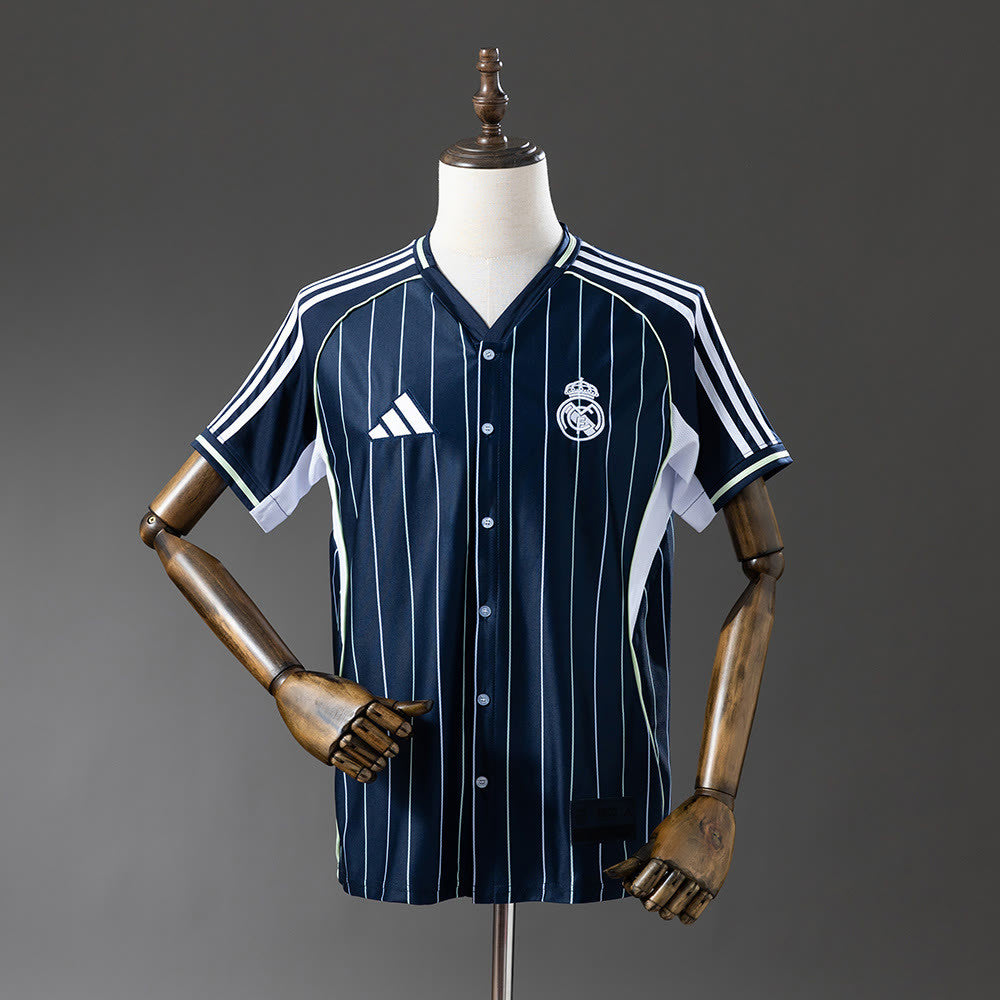 Camisola Real Madrid 25/26 Baseball - Azul-Marinho