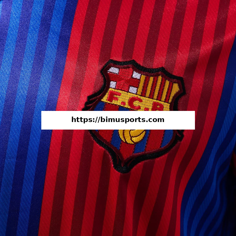 Camisola Barcelona 1992 Principal Retro de Manga Comprida