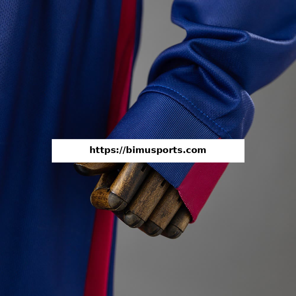 Camisola Barcelona 14/15 Principal Retro Long-Sleeve Equipamento Infantil