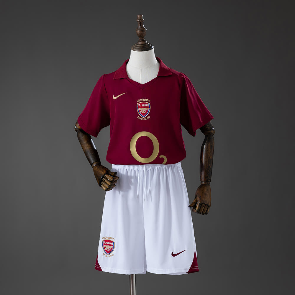 Camisola Arsenal 05/06 Principal Retro Infantil