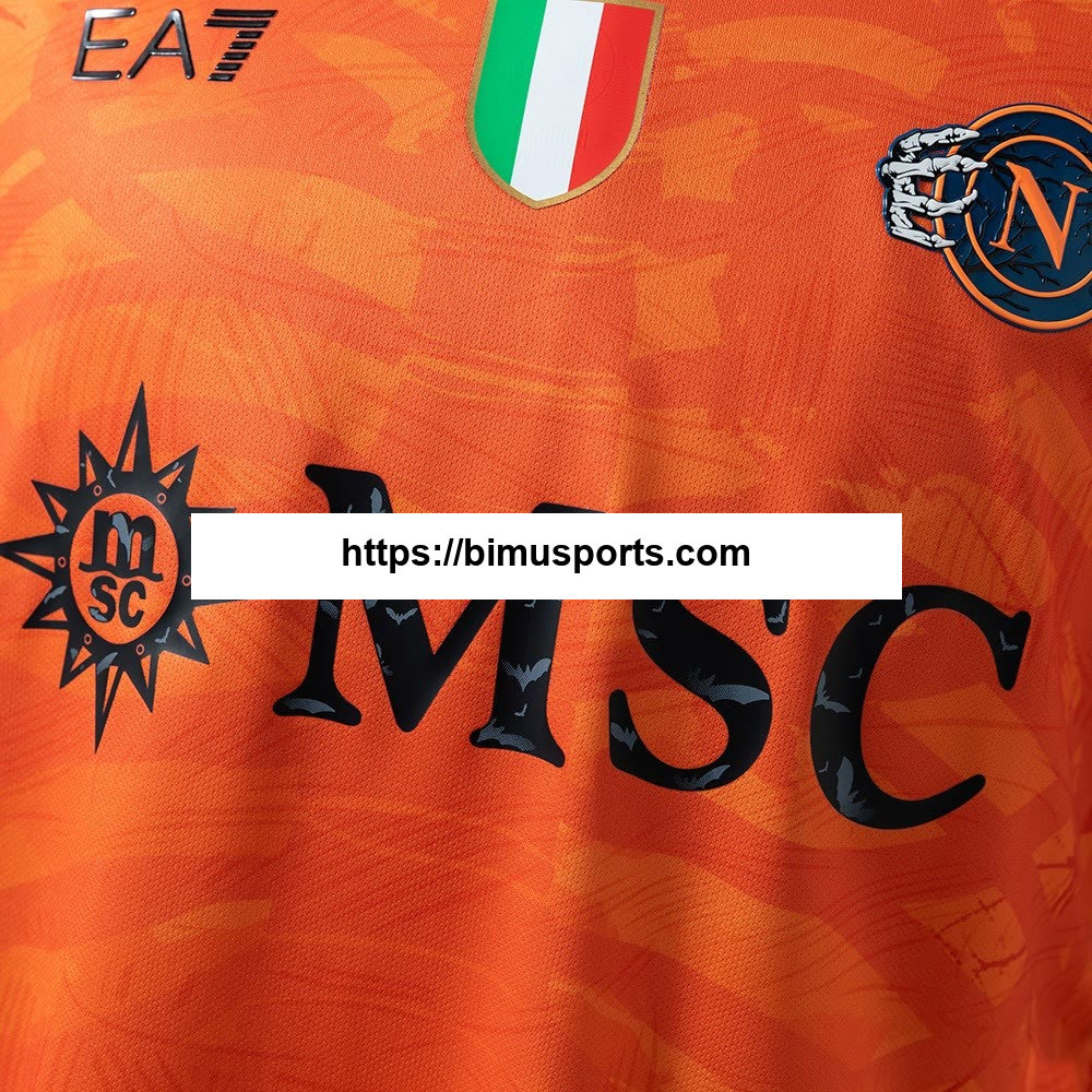 Camisola Napoli 25/26 Halloween Laranja