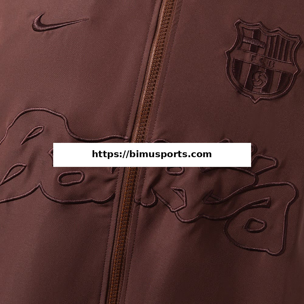 Camisola Barcelona x Travis Scott Corta-vento - Brown