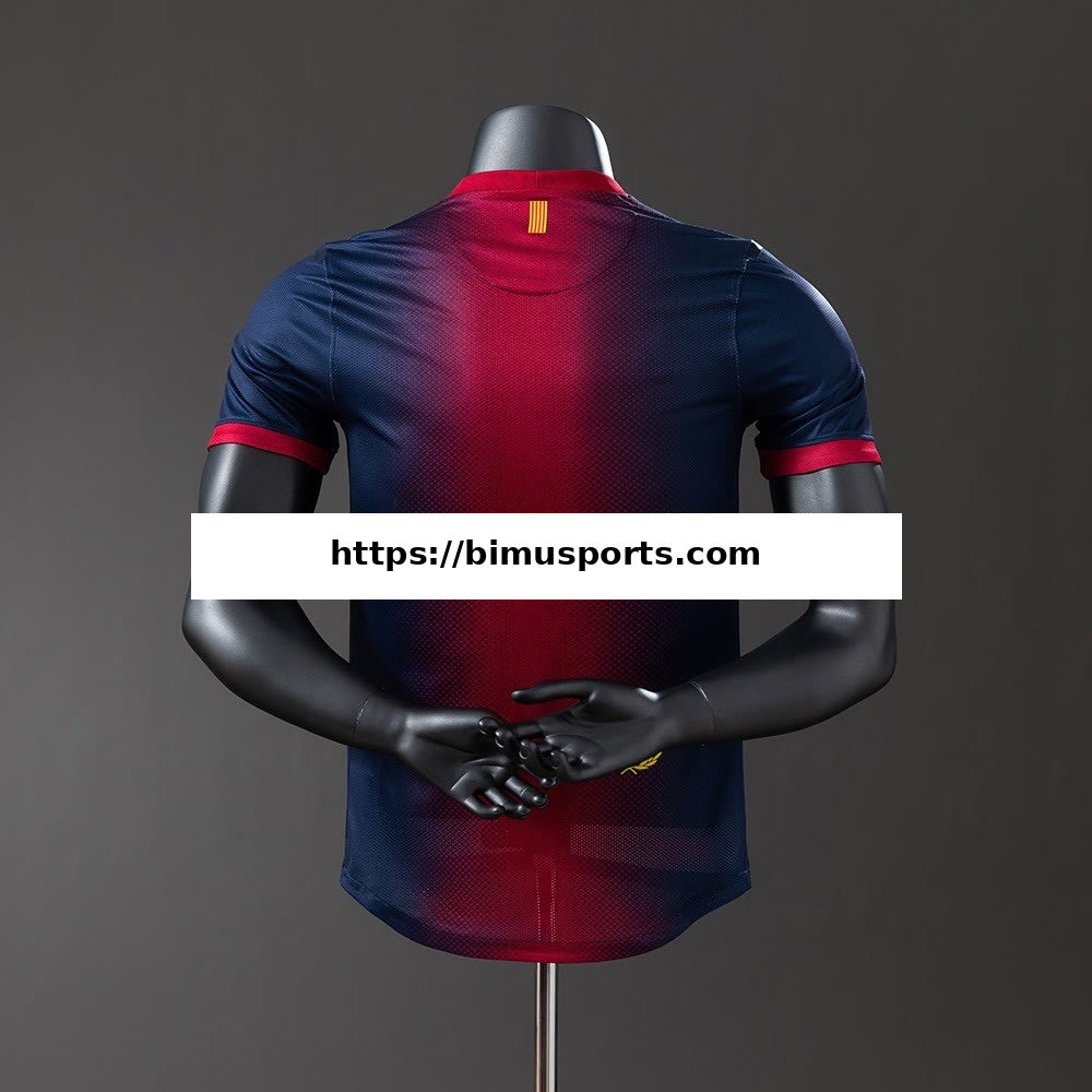 Camisola Barcelona 12/13 Principal Retro Versão de Jogador S-3
